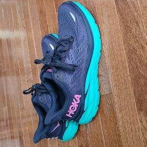 Hoka Clifton 8 Dark Blue Shoes size 7.5